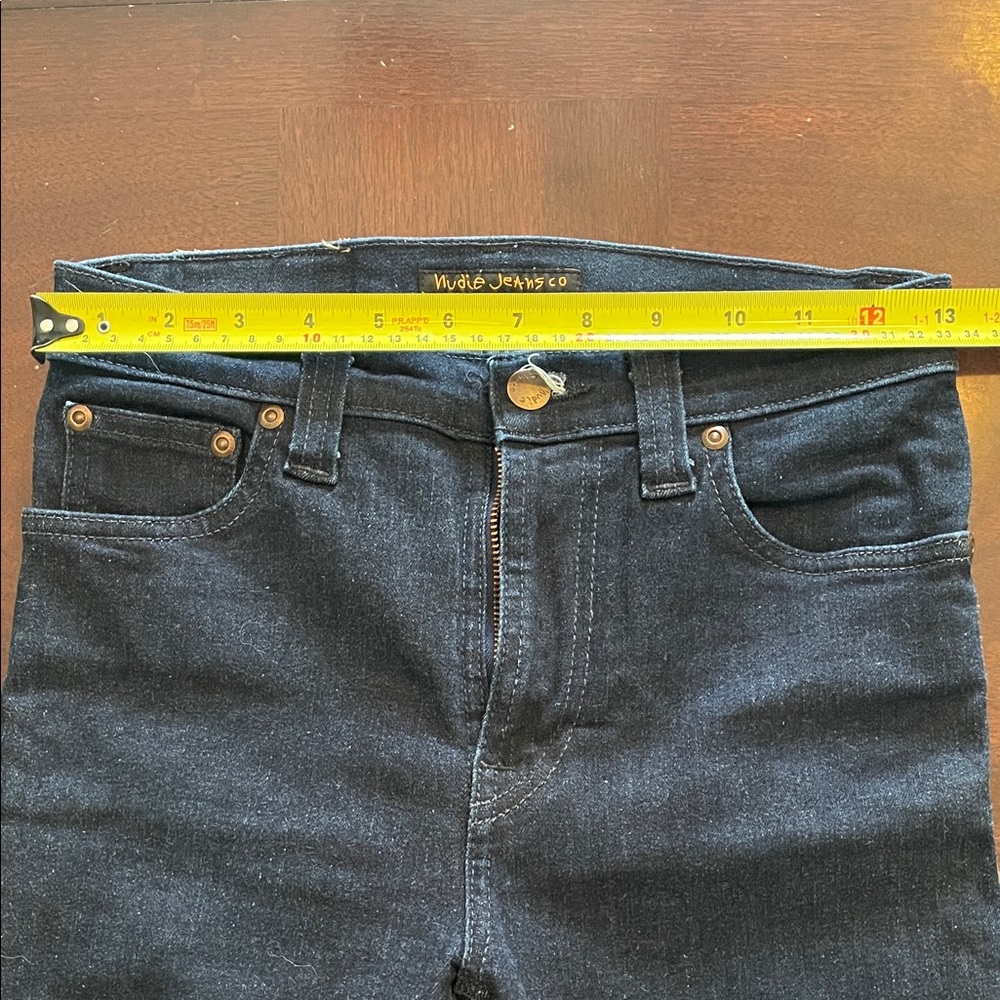 Nudie Jeans Sz 28 Deep Indigo Skinny Jeans - Picture 9 of 11
